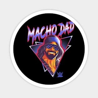 Macho Man Dad Randy Savage Vintage Portrait Magnet